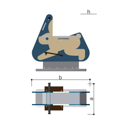 Качалки 1х Romana 108.29.00-03