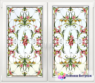 ВИТРАЖНАЯ ПЛЕНКА FL-28