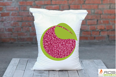 Насыпные свечи RosCandles красные "Малиновый" - мешок 25кг