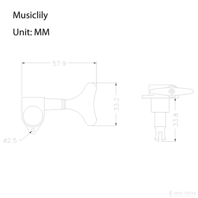 Musiclily M176-2M177-2 2