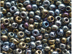 Бисер  Китай 10гр цвет № 602 радужный металлик