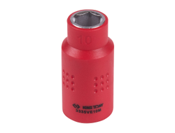 Головка торцевая диэлектрическая шестигранная 3/8", 10 мм KING TONY 3335VE10M