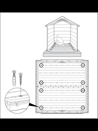 Сарай "Ньютон 757" (размеры 210 х 216 см), серый