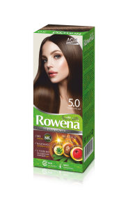 ROWENA Краска для волос ROWENA SOFT SILK тон 5.0 Тёмно-Русый (без аммиака)