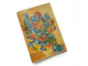 Обложка на паспорт с принтом по мотивам картины Винсента Ван Гога "Подсолнухи" вариант 2