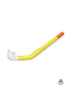 Трубка для дайвинга Aquatics Easy junior детская желтая