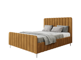 Кровать "Милано" кирпичного цвета