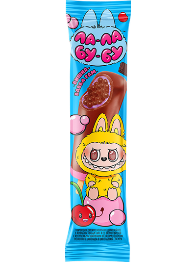 Эскимо Ла-ла-бу-бу вишня баббл-гам