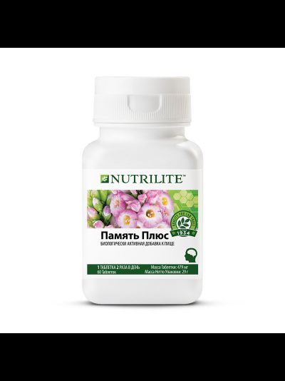 ЭНЕРГИЯ И РАБОТОСПОСОБНОСТЬ Nutrilite Память плюс, 60 таб.