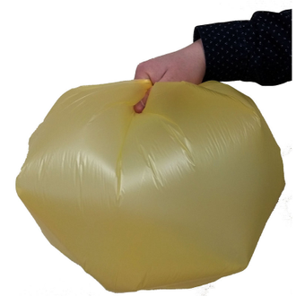 Мешки для мусора ПНД 35л 8мкм 30шт/рул желтый 48х58см
