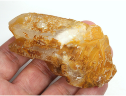 Кварц горный хрусталь, сросток кристаллов необработанный, Россия, Урал (80*44*30 мм, 109 г) №36165