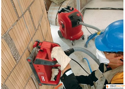 Заказать штробление кирпичных стен в квартире Москва ИВАНМАСТЕР