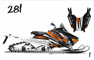 POLARIS RMK и RMK PRO 2009-2015 ORANGE #281