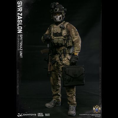 Российский спецназ СВР "Заслон" в Сирии (лимитированная версия) - КОЛЛЕКЦИОННАЯ ФИГУРКА 1/6 RUSSIAN SVR ZASLON IN DAMASCUS LIMITED VERSION (78093F) - DAMTOYS