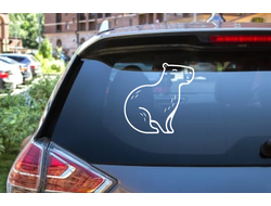 Наклейка виниловая Капибара, Kapibara-san №13