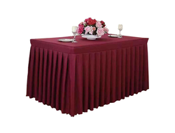 Фуршетная скатерть односторонняя сборка круглая