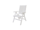 Кресло складное Fronto 7-положений спинки белый