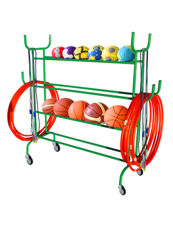 СТЕЛЛАЖ ДЕТСКИЙ ДЛЯ СПОРТИНВЕНТАРЯ М-1 (МЕТАЛЛ)