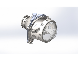 Переходные рамки для адаптивных фар Audi A5, Q5, Q7 под модуль Hella 3R / Hella R New (Комплект, 2шт)