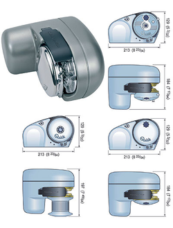 Якорная лебедка «MINI GENIUS» со звездочкой, цепь 6 мм, функцией свободного сброса