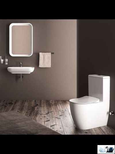 Унитаз-биде Creavit Free FE360.000, в комплекте с бачком MA410.000, напольный, приставной