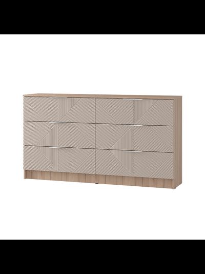 Эмилия КМ-04 комод Дуб смоки/Айриш (MF03)