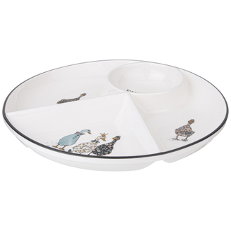 МЕНАЖНИЦА "ГУСИ" 4 СЕКЦИИ С ДЕРЕВ.ПОДСТАВКОЙ ДЛЯ ШПАЖЕК 28*3,8 СМ