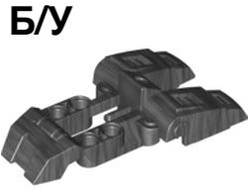 ! Б/У - Hero Factory Foot, Large with 2 Toes, Pearl Dark Gray (98597 / 6058165) - Б/У