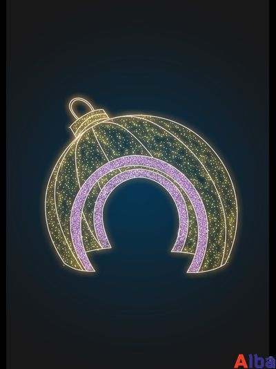 Светодиодная арка Праздничный елочный шар