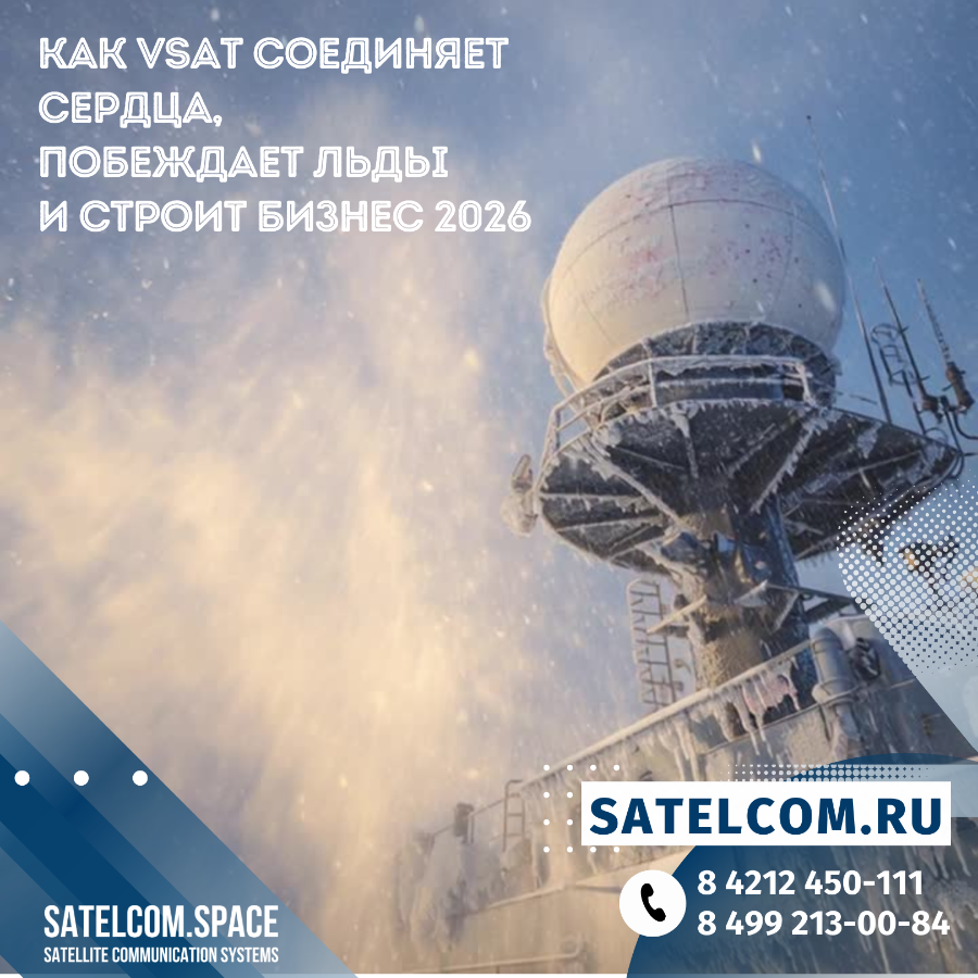 Ku-диапазон стандарт для мирового торгового флота, особенно в суровых зимних условиях