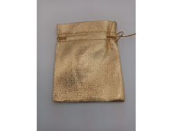 Мешочек подарочный золотой 7*9