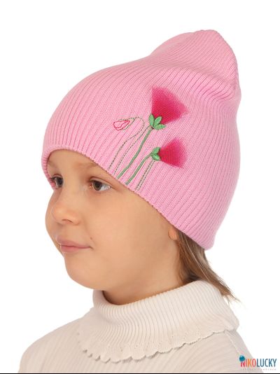 Шапка  м12в17, цвет розовый р. 54