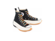 Женские черные Кеды Converse Run Star Hike x Jw Anderson с цветными шнурками 164840C