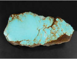 Бирюза, срез полированный с одной стороны, США, Невада (80*41*14 мм, 43 г) №37861