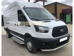 Защита переднего бампера d76 для Ford Transit (2018-...)