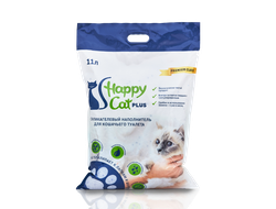 Силикагелевый наполнитель Happy Cat plus без аромата 11л