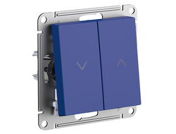 Выключатель для жалюзи, аквамарин, серия AtlasDesign