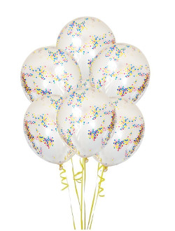 Шар с пенопластовыми шариками / Confetti