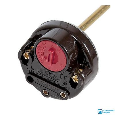 Термостат стержневой RTM 15A 70oС (предел регулировки 25-70 гр..) THERMOWATT Италия