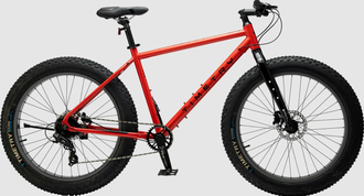 Велосипед Фэтбайк TT222/ 8ск 26х4 красный рама 19,5"