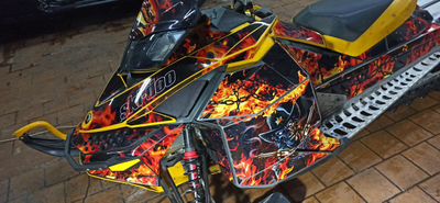 Наклейки на снегоход SKI DOO Summit 2008 - 2013 №3224