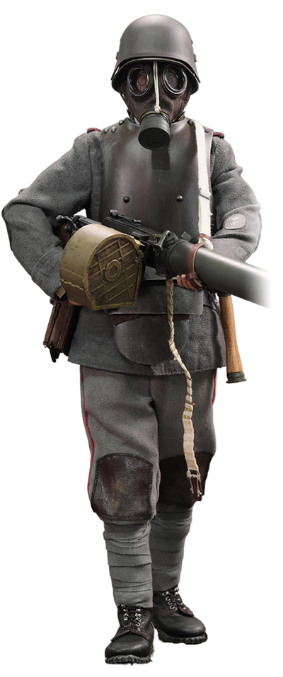 ПРЕДЗАКАЗ - Немецкий пулеметчик времен Первой Мировой - Коллекционная ФИГУРКА 1/6 scale WWI German MG08 Gunner – Arthur (D11015) - DID ?ЦЕНА: 25900 РУБ.?