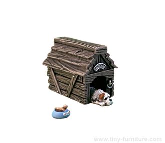 Kennel with a dog (PAINTED)