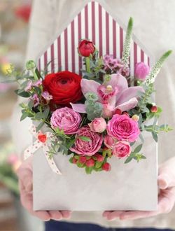 Цветочный конверт №4