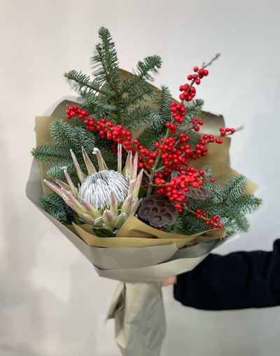 Зимний букет с протеей