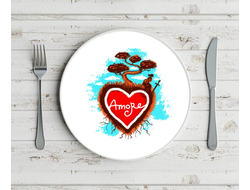 Тарелка для влюбленных, на 14 февраля №4