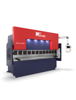 Гидравлический листогибочный пресс с ЧПУ и ручной компенсацией прогиба MetMachine SBPA-8025NC