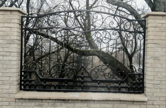 Кованый забор - Арт 01