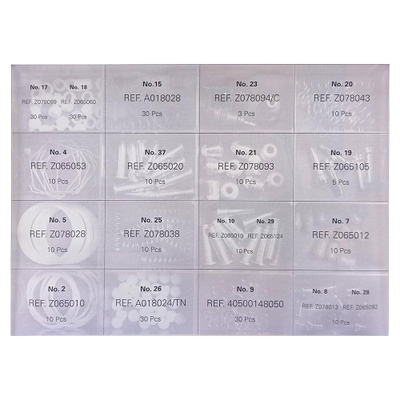 Набор запасных частей в боксе для краскопультов Walcom GENESI ALLUMINIO 90199