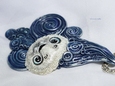 "Дух Северного Моря. Баллада о Бельке" - фэнтези-подвеска в кельтском стиле